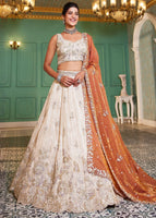 Cream and Orange