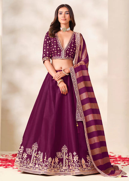 Art Silk Embroidered Lehenga Choli Series