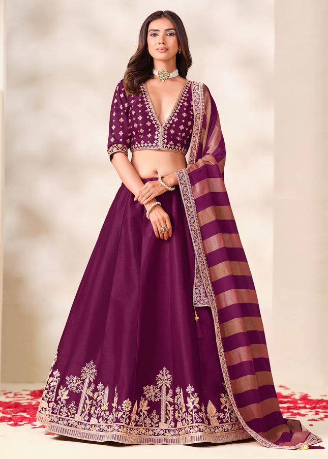 Art Silk Embroidered Lehenga Choli Series