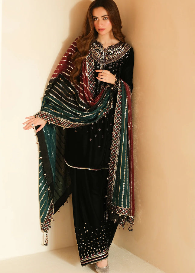 Jazmin | Embroidered Velvet Formal VF-2037