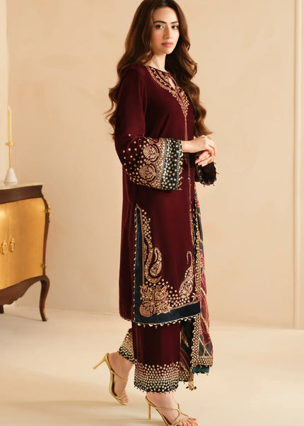 Jazmin | Embroidered Velvet Formal VF-2038