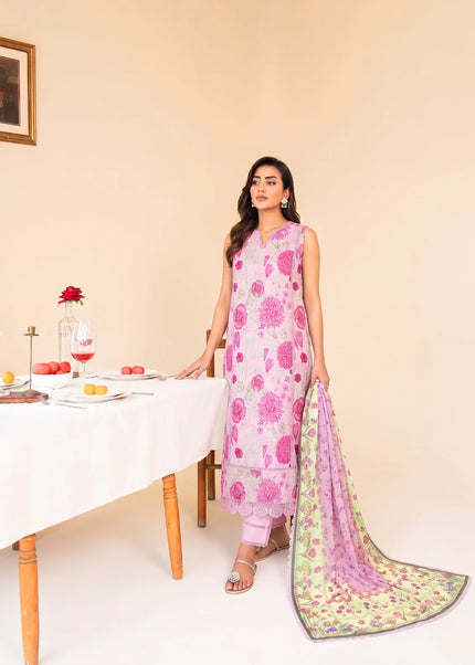 Faiza Faisal | Fnf Prints 2 - Fuchsia Pink
