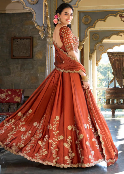 Silk Embroidered Lehenga Choli Series