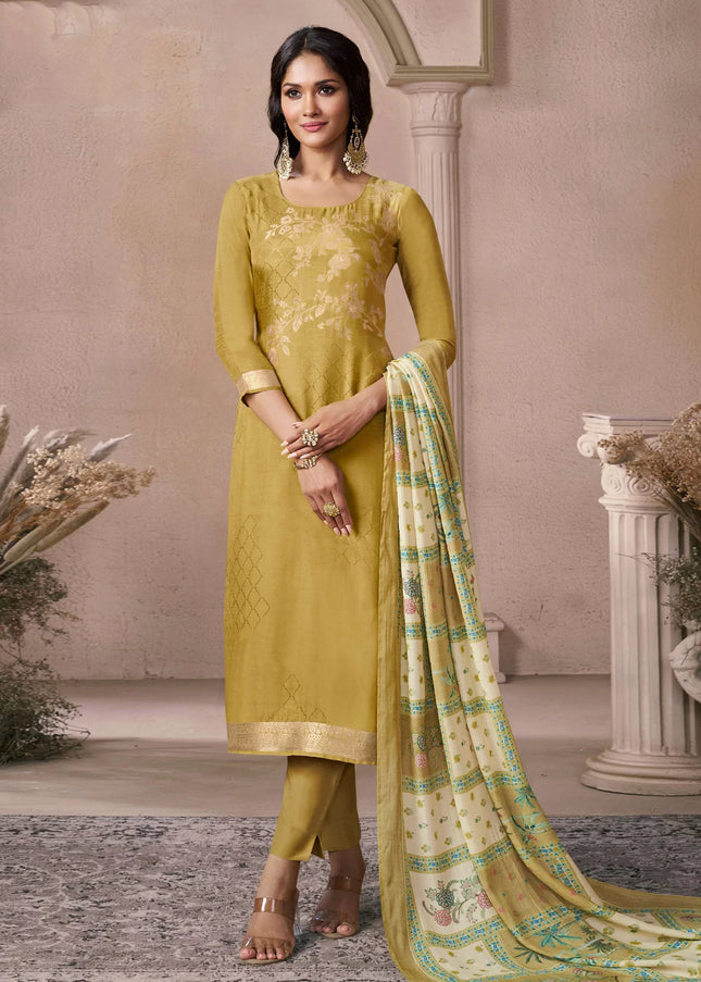 Maslin Printed and Weaved Pant Suit Series