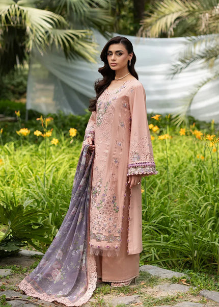 Elaf Premium | Luxury Lawn Vol ll '26 - Blushing Rose
