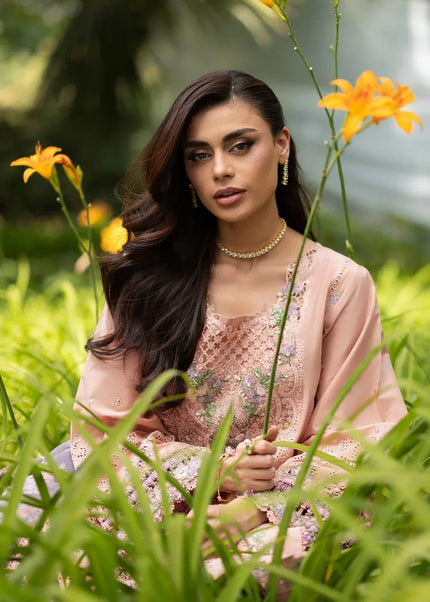 Elaf Premium | Luxury Lawn Vol ll '26 - Blushing Rose