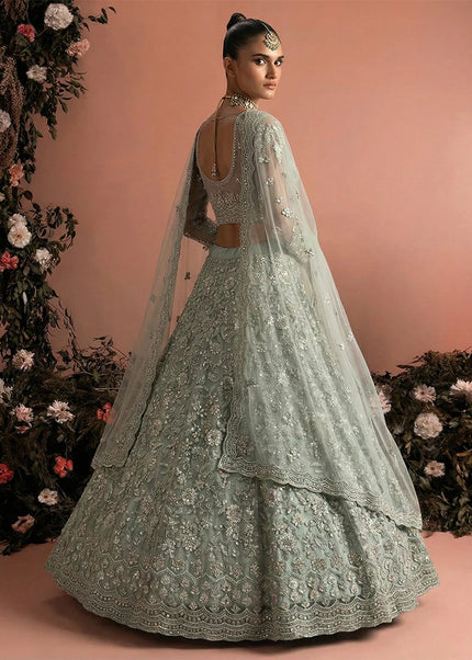 Net Embroidered Lehenga Choli Series