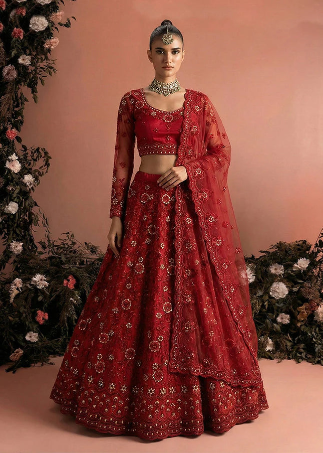 Net Embroidered Lehenga Choli Series