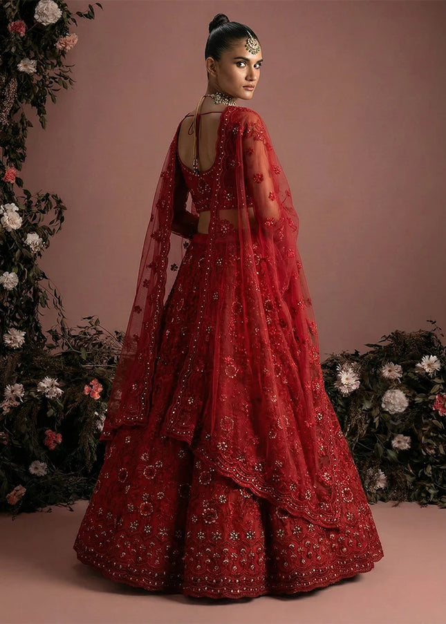 Net Embroidered Lehenga Choli Series