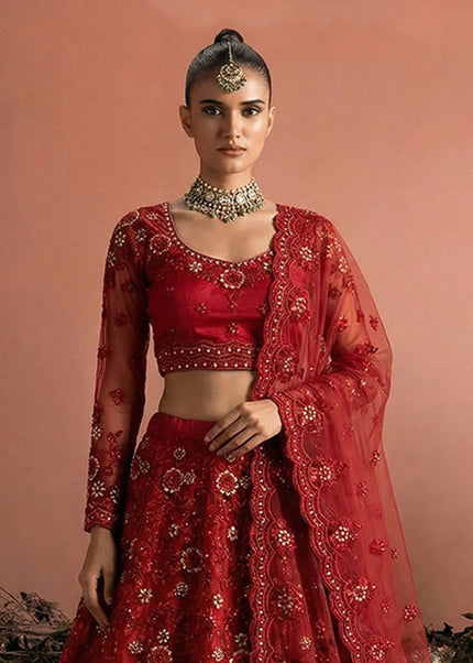 Net Embroidered Lehenga Choli Series
