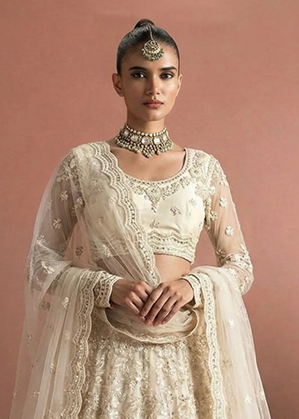 Net Embroidered Lehenga Choli Series