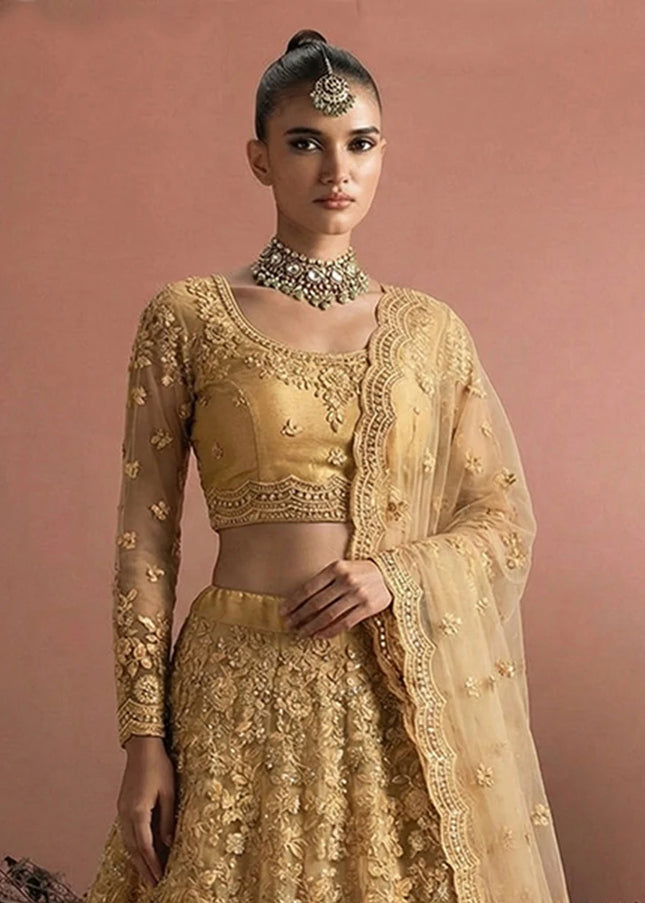 Net Embroidered Lehenga Choli Series