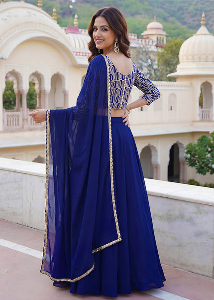 Georgette Embroidered Lehenga Choli Series