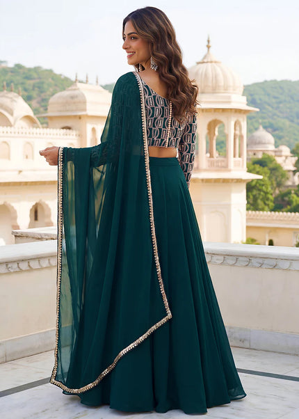 Georgette Embroidered Lehenga Choli Series