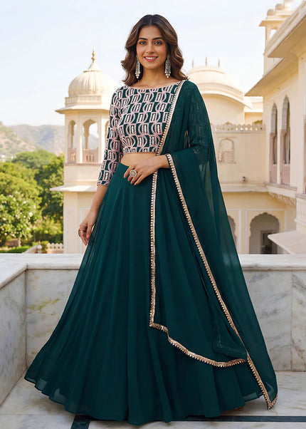 Georgette Embroidered Lehenga Choli Series