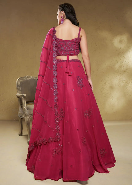 Pink Embroidered Lehenga Choli Series