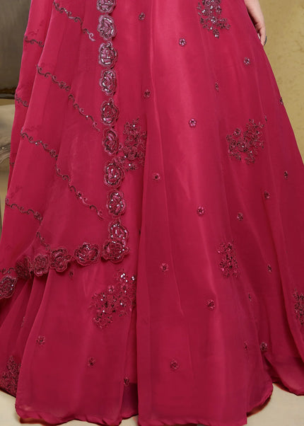 Pink Embroidered Lehenga Choli Series