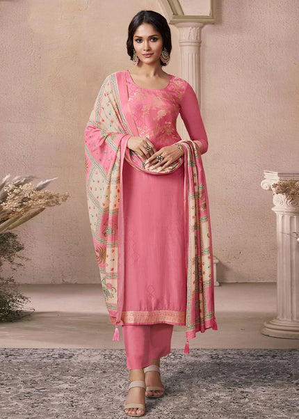 Maslin Printed and Weaved Pant Suit Series