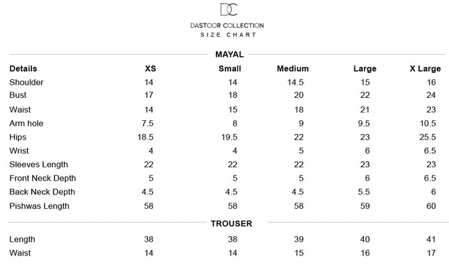 Dastoor | Rania Eid Luxury Pret'25 - Mayal