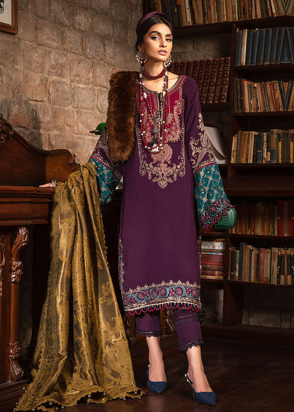 MARIA B - Linen Collection - Purple