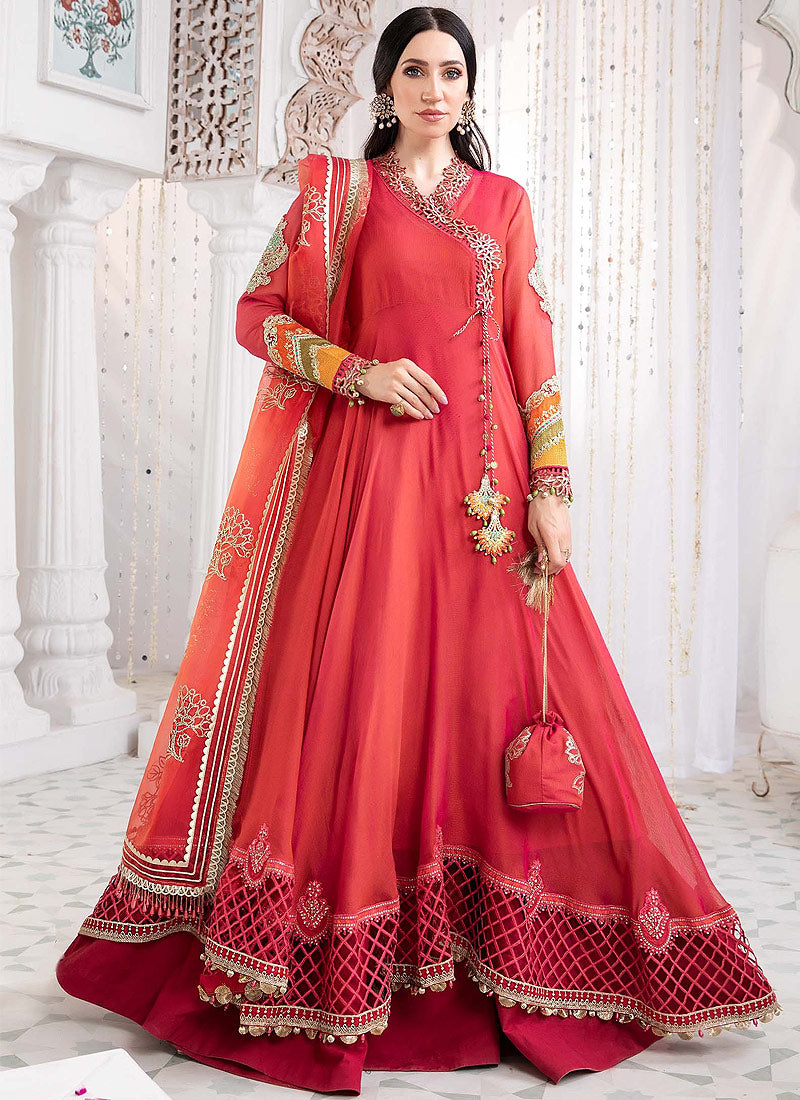 MARIA B - Eid Lawn 22 - Fuchsia Pink FALAKENOOR MARIA B - Eid Lawn 22 - Fuchsia Pink FALAKENOOR