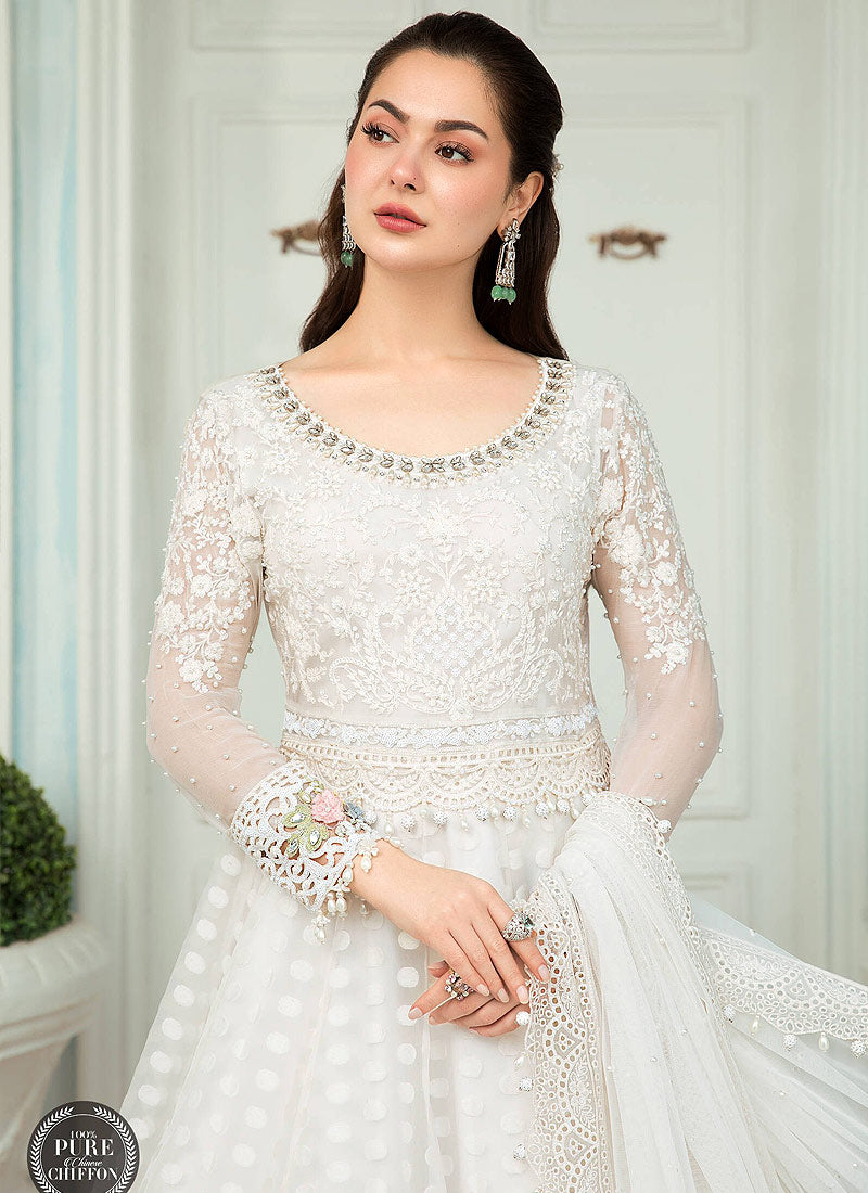MARIA B - Eid Collection 22 - White and Pastel FALAKENOOR MARIA B - Eid Collection 22 - White and Pastel FALAKENOOR