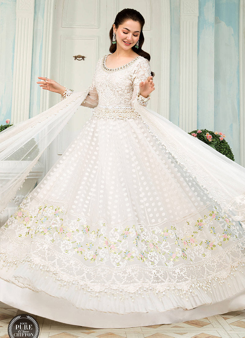 MARIA B - Eid Collection 22 - White and Pastel FALAKENOOR MARIA B - Eid Collection 22 - White and Pastel FALAKENOOR