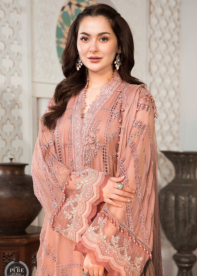 MARIA B - Eid Collection 22 - Ash pink and Grey