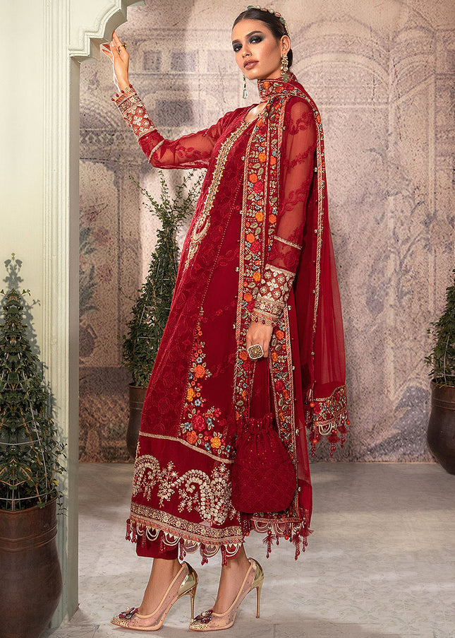 MARIA B - Chiffon 22 - Ruby Red