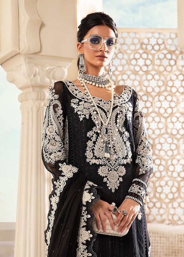 MARIA B - Chiffon 22 - Black and White