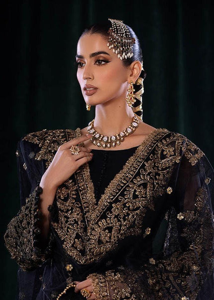 Crinkle Chiffon Hand Embroidered P-255