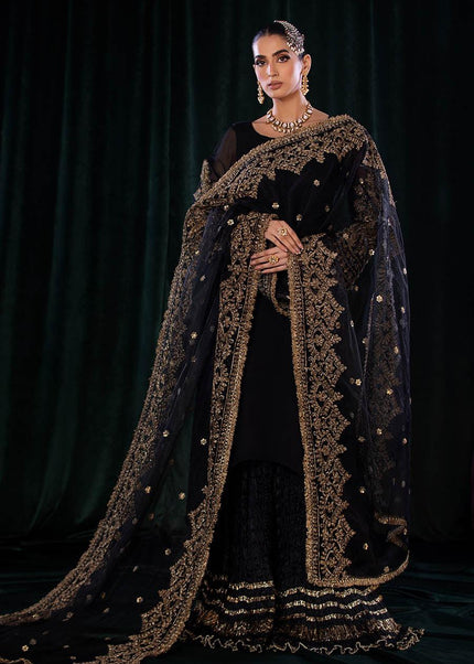 Crinkle Chiffon Hand Embroidered P-255