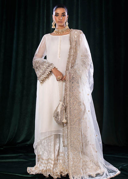 Crinkle Chiffon Hand Embroidered P-255