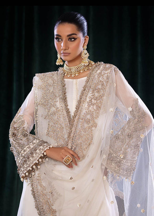 Crinkle Chiffon Hand Embroidered P-255