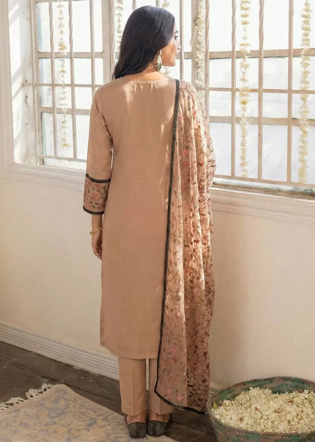 Georgette Embroidered Straight Suit Series