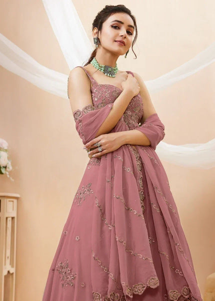 Pink Embroidered Lehenga Choli Series