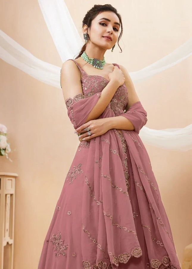 Pink Embroidered Lehenga Choli Series