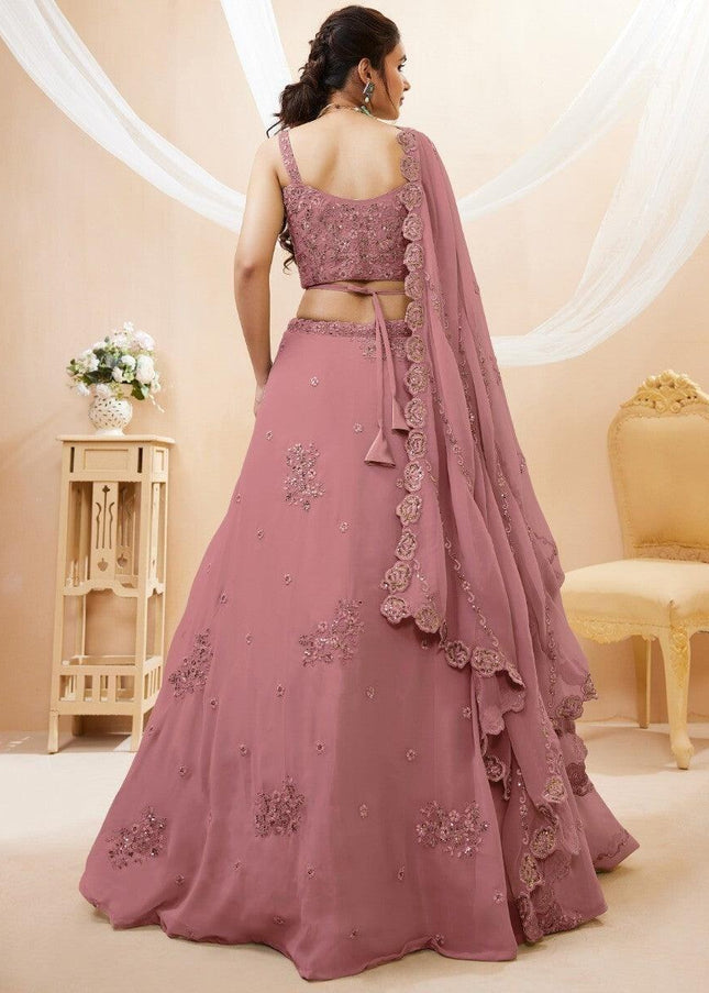 Pink Embroidered Lehenga Choli Series