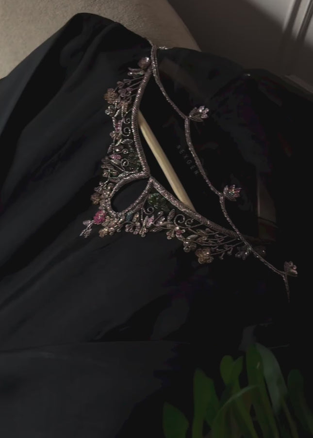 Nightfall – Hand Embroidered Couture