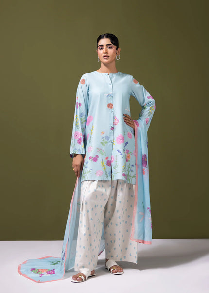Amber Imran | Co-ords Printed Lawn - Meadow