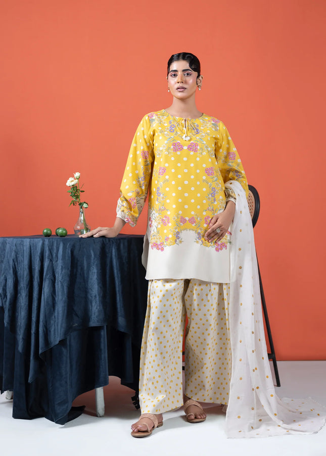 Amber Imran | Co-ords Printed Lawn - Honey Flora