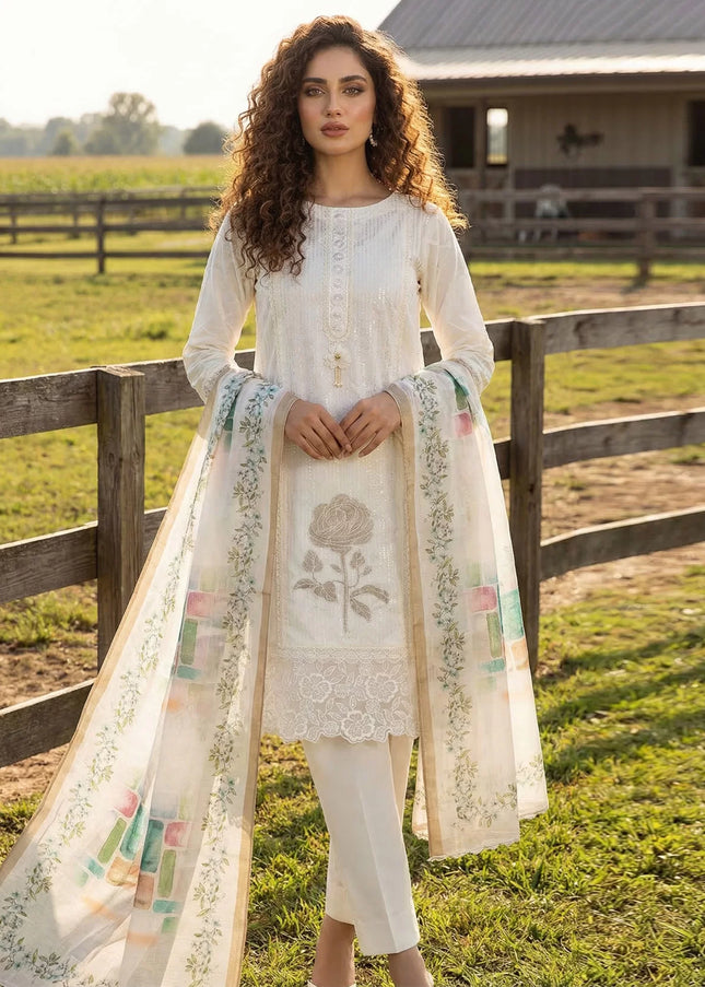 Silk Printed and Embroidered Pant Style Suit Series