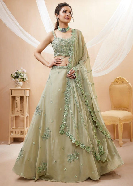 Pink Embroidered Lehenga Choli Series