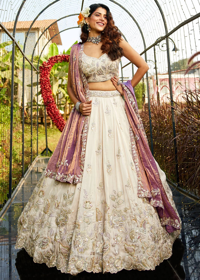 Tissue Embroidered Lehenga Choli Series