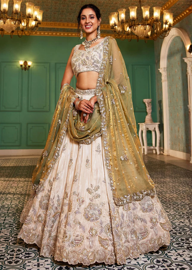 Tissue Embroidered Lehenga Choli Series