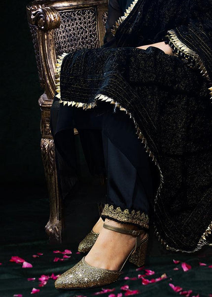 Velvet Hand Embroidered P-246