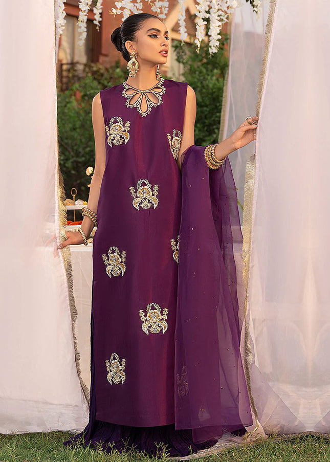 vanya purple dress Fashion Nova Vanya Draped Metallic Gown