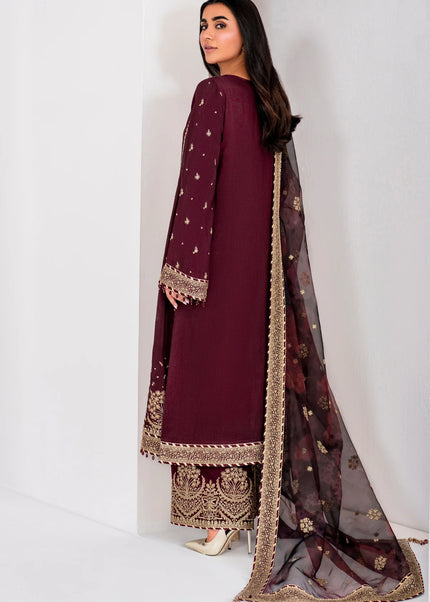 Jazmin | Embroidered Raw Silk UR-7028