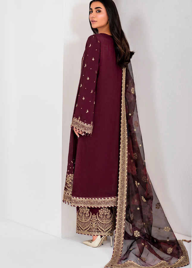 Jazmin | Embroidered Raw Silk UR-7028