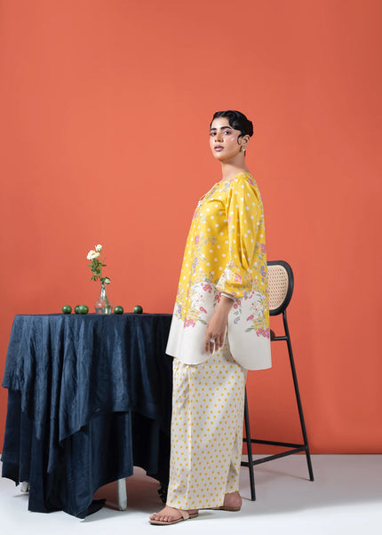 Amber Imran | Co-ords Printed Lawn - Honey Flora